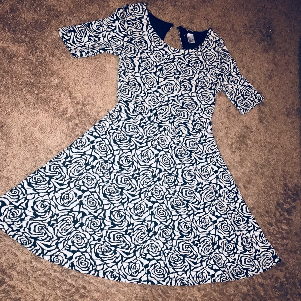 H&M Divided Floral Printed Dress